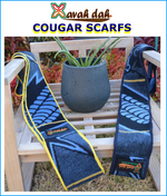 Load image into Gallery viewer, Cougar (Snood) Scarf -  Royal Blue
