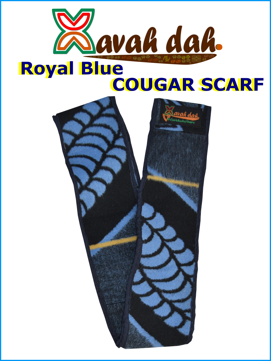 Cougar (Snood) Scarf -  Royal Blue