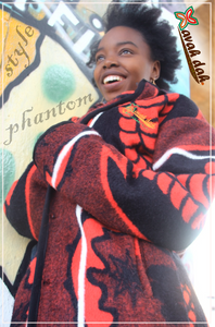 Basotho Blanket - Jacket (Red)