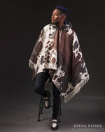 Load image into Gallery viewer, Poncho Hoodie - Throw (Zulu Inspiration)
