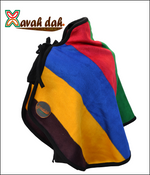 Load image into Gallery viewer, Poncho/ Throw  - Ndebele Blanket - Umbhalo Blanket
