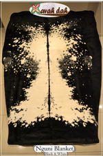 Load image into Gallery viewer, Nguni Blanket - (Black and White)
