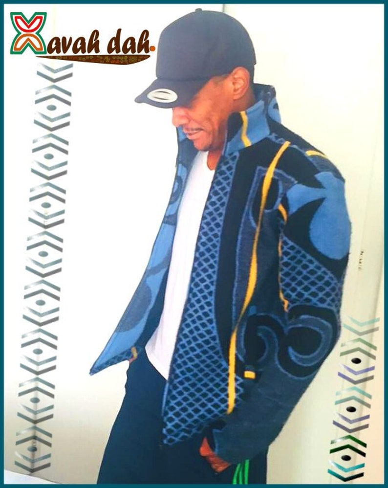 Custom Basotho Blanket - Bomber Jaguar Jackets