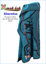 Load image into Gallery viewer, Basotho Blanket - Kharetsa (Turquoise Blue)
