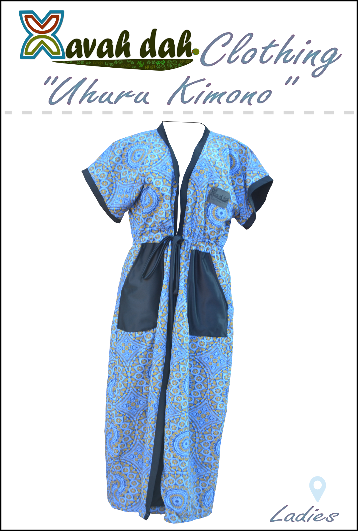 Kimono - Shweshwe (All Size Fits All)