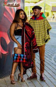 Basotho Blanket - Jacket (Red)