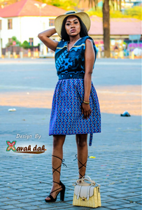 Dress - Wrap Around Basotho Blanket Dress